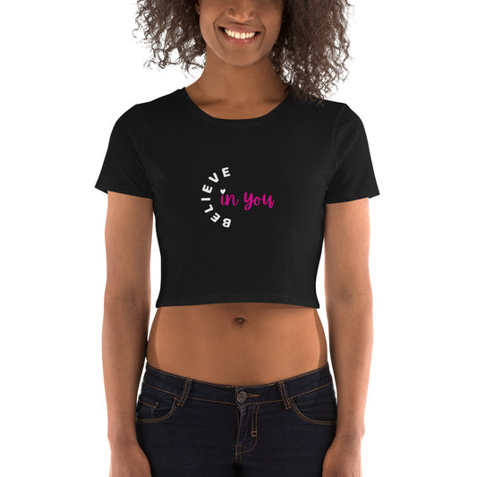 Women’s Crop Tee - Thriving In Melanin